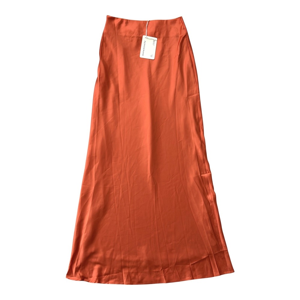 Peppermayo Hidden Oasis Orange Maxi Skirt